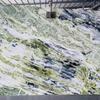 Mármore Verde, uma Paisagem Magnífica, Ilha de Pedra para Mesa de Jantar, Pedra Natural de Luxo, Parede de Fundo para Móvel de TV