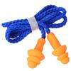 Tapones para los oídos con cable Industriales Antirruido Trabajo Sueño Reducción de Ruido Mecánico Tapones para los oídos Tapones para los oídos para Natación y Buceo