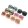 Novos Óculos de Sol Quadrados Elegantes para Mulheres, Versáteis para um Look Natural, Óculos de Sol Clássicos Simples, Item Tendência Transfronteiriço