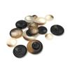 Nova resina Rod flor botão redondo resina fosca meio fosco botão malha terno coat button