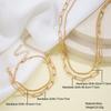 Europa y Estados Unidos pulsera collar traje estrella brillante personalidad transfronteriza cadena de moda geométrica joyería al por mayor