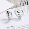 Aretes para Mujer Huecos en Forma de Corazón de Amor Dulces Hebillas para Oreja Elegantes Anillos para Oreja Elegantes Joyería para Oreja Aretes