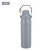 Botella de Agua Grande de Gran Capacidad Transfronteriza con Diseño Único, Botella de Agua Deportiva Gigante Portátil, Taza Térmica de Acero Inoxidable, Personalizable