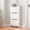 Armário de Sapatos Estilo Europeu cm Basculante Doméstico 13 Simples Grande Capacidade Entrada Extremamente Estreito Armazenamento Atrás da Porta Corredor De Chão