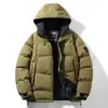 Chaqueta de Algodón Gruesa para Hombre de Otoño e Invierno, Chaqueta de Algodón Holgada con Capucha de Marca de Moda, Chaqueta de Algodón con Capucha Cálida Estilo Americano para Jóvenes