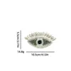 Olho do Diabo Bordado com Miçangas Série Olhos Patches de Bordado com Miçangas de Arroz para Sapatos, Chapéus, Acessórios de Vestuário, Acessórios de Vestuário, Apliques de Patches
