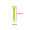 Amarre de Cable de Velcro en Forma de T, Paquete de Cables de Nailon con Gestión de Cable de Datos y Cable de Alimentación, Velcro Autoadhesivo, Amarre de Cable de Voltaje
