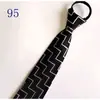Corbata de Hombre Cremallera Novio Boda Roja 8cm Vestido Negocio Nudo Negro Libre Perezoso Fácil de Tirar Azul Corbata