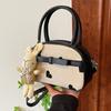 Bolso Cuadrado Pequeño de Mano de Moda de Gama Alta para Mujer Verano 2024 Bolso de Hombro Casual Estilo Coreano Mochila Cruzada Linda
