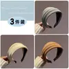 Diadema Morada de Ala Ancha para Mujer de Verano, Accesorio Versátil para el Cabello para Exteriores, Elegante Diadema con Corona Alta para Lavarse la Cara