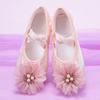 Zapatos de Baile Dulces Morados para Niños Zapatos de Ballet Elegantes para Niñas Zapatos de Garra de Gato Body para Escenario Performance Baile 8020