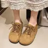 Zapatos Birkenstock para mujer 2026 estilo coreano modernos nuevos de otoño de cobertura total sin cordones zapatos Birkenstock de doble uso mocasines de suela gruesa