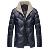 Nueva Chaqueta Corta de Plumas de Invierno a Prueba de Viento con Cuello Alto de Lana, Moderna, para Hombre, a Prueba de Frío e Impermeable, Ropa de Hombre