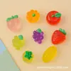 Uva Fresa Calabaza Durazno Piña Maíz Fruta Luminosa Simulada Accesorios de Resina Accesorios para el Cabello Pinzas para el Cabello Accesorios al por Mayor