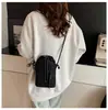 Bolso de Hombro con Cordón Estilo Japonés de Colorido Bloqueado 2025, Bolso Cruzado Ligero y Sencillo con Cordón, Tendencia de Nicho Moderno y Versátil