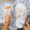 Zapatos de moda y populares famosos en internet, sandalias de mujer estilo Chanel, pantuflas planas para mujer, adecuadas para usar al aire libre, con suela blanda y ultra cómodas para el verano.