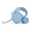 Correa Retráctil para Perro con Dispensador de Bolsas para Excrementos LED 16 PIES Correa Reflectante Paseo de Perros Cachorro Duradero Tractor Cuerda Multifuncional