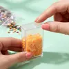 DIY Perler Beads Pequeno Quadrado Garrafa Nail Art Broca Ferramenta de Pintura Caixa de Armazenamento à Prova de Poeira Mini Caixa de Broca Contas de Joias Caixa de Armazenamento para Animais