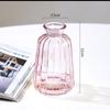 Suministro en Stock de Jarrones y Macetas de Vidrio Transparente Grabado en Varios Estilos, Artículos de Decoración para el Hogar, Arreglos Florales, Flores Frescas, Diseño Moderno y Sencillo