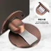 Nuevo modelo de tope de puerta sin taladro, tope de puerta anticolisión montado en el suelo, tope de puerta magnético invisible, tope de puerta magnético fuerte para dormitorio, tope de puerta para el hogar al por mayor