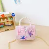 Bolso de moda para niños, elegante bolso pequeño de cadena estilo Chanel, bolso de mano de perlas de princesa, bolso de hombro de muñeca lindo y moderno