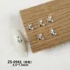Accesorio para decoración de uñas de ala de mariposa con diamante de circón lateral, exquisito y tridimensional, decoración de ala de mariposa de un solo lado súper brillante