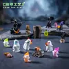 Figuras de fantasma Ceifeiro da Morte Halloween novas e criativas transfronteiriças, enfeites decorativos fofos DIY, acessórios para pendurar e miniaturas