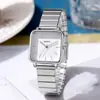 Nuevo Reloj Cuadrado Explosivo de Moda para Mujer, Todo Fósforo para Mujer, Estudiante, Electrónico, Resistente al Agua, Reloj de Cuarzo, Sentido Avanzado