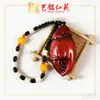Pinzas de Palisandro Yiming Xianyuan Pieza de Mano Talla de Madera Pinzas de Cangrejo Colgante Juguete Cultural Artesanías