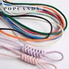 Cuerda de Cuero de Colores Accesorios de Cuerda Trenzada con Lazo Accesorios para Joyería Hecha a Mano DIY Material para Pulsera Collar Accesorios de Colgante