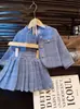 Conjunto de Falda Estilo Pequeño Chanel para Niñas Otoño 2026, Conjunto de Dos Piezas de Abrigo y Falda para Niñas Primavera y Otoño, Dropshipping Transfronterizo