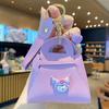Moda Bolso de Cuero Llavero Monedero Colgante Lindo Dibujo Animado Sanrio Bolso Pequeño Colgante para Coche Pequeño Regalo Venta al por Mayor