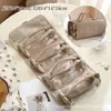 Atacado Personalizado de Alto Valor Lavável para Maquiagem Grande Capacidade Portátil Bolsa de Maquiagem Viagem À Prova d'Água Quatro em Um Compartimento Destacável
