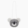 Nuevo y lindo bolso bandolera de peluche de moda para niños con forma de oso y gato, monedero, mini bolso de hombro para niña