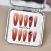 Uñas Portátiles en Caja Transparente al por Mayor para Tiendas Físicas, Parches para Uñas Artísticas, Pegatinas de Uñas Terminadas, Uñas Postizas Removibles