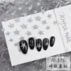 Adesivos de Nail Art Estrela de Diamante Super Brilho Prata Quebrada Estrela de Cinco Pontas Estrela de Diamante Explosão de Diamante Adesivos de Nail Art para Unhas Decorações