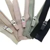 No disponible en stock. 5 Cremalleras de Nylon Abiertas para Ropa Escolar, Ropa de Trabajo, Blusas con Botonadura y Cremalleras de Sujetadores
