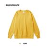 Sudadera Holgada para Hombre Ag300G Cuello Redondo Color Sólido Manga Larga Tejido de Doble Cara Estilo Casual Al Por Mayor en Stock con Diseño de Bloques de Color