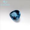 Espinela azul marino sintética en forma de pera 119#, piedra desnuda, 5A, directa de fábrica.