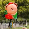Nuevo Clip Lindo de Dibujos Animados Globo de Película de Aluminio Portátil para Niños Escuela Primaria Jardín de Infancia Juegos Actividades para Empujar Mercado Nocturno