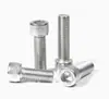 En Stock Tornillos de Acero Inoxidable 316 Cabeza Cilíndrica con Zócalo Hexagonal Din912 M3--M6 Tornillos con Cabeza de Copa y Zócalo Hexagonal