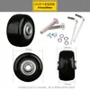 Maleta de Carrito Silenciosa Equipaje de Viaje Bolso de Cuero Rueda Universal Rueda Resistente al Desgaste Accesorios de Reparación Rueda Separada