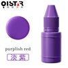 Qixing Tinta Fotosensible de Colores para Portadas Set de Paisajes Sello de Check-In de Colores Tinta Naranja Rosa Morado Blanco Tinta Fotosensible para Sellos