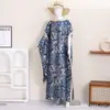 Robe Africano Casual Solto Estampado Novo da Moda Popular Étnico Venda Direta da Fábrica para Mulheres
