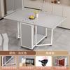 Combinação de Mesa de Jantar Dobrável Moderna Simples Mesa de Jantar para Apartamento Pequeno Removível Mesa de Jantar Mesa Retangular para Casa