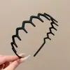 Diadema ondulada invisible sin costuras de corona alta para mujer, adecuada para uso diario, diadema que no aprieta, pinza para el pelo para lavarse la cara, accesorio para el pelo