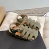 Sapatos infantis estilo coreano sandálias Birkenstock de verão para meninas sandálias romanas de bico fechado para meninos sapatos de praia infantis sapatos de bebê