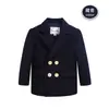 Traje Sencillo para Niños Otoño e Invierno Nuevo Moda Coreana Traje Pequeño de Caballero Chaqueta de Traje de Actuación para Niños de un Año Niña de las Flores