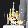 Decoración de Pastel de Cumpleaños de Blancanieves Congelados Aisabel Sirena Niña Guerrera Celebridad de Internet Adornos