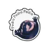 Insignias Metálicas Impresas Serie Gato Nuevo Lindo de Dibujos Animados Broche Creativo Divertido Citas en Inglés para Mascotas Venta al por Mayor